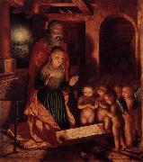 Master of Ab Monogram The Birth of Jesus France oil painting artist